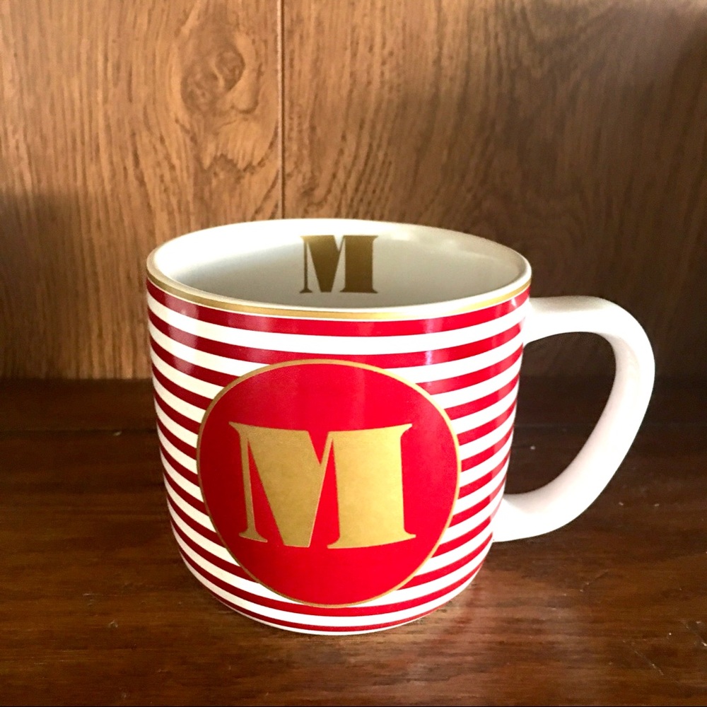 Monogram coffee mug cup stripes kitchen home decor - perfect gift idea 1…